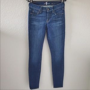 7 for all mankind the skinny jeans
